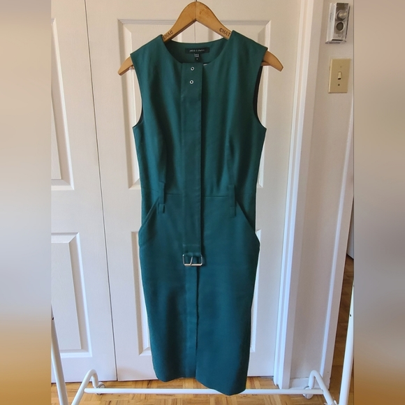 Judith & Charles Dresses & Skirts - Judith and Charles green work sheath dress - sz 2